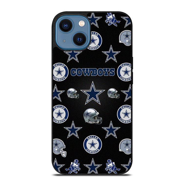 DALLAS COWBOYS FOOTBALL NFL PATTERN iPhone 14 Case Cover