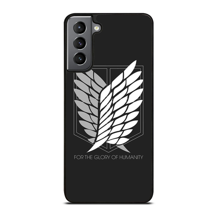 WINGS OF FREEDOM ATTACK ON TITANS HUMANITY SYMBOL  Samsung Galaxy S21 Plus Case Cover