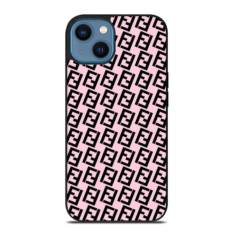 FENDI ROMA PINK iPhone 14 Case Cover