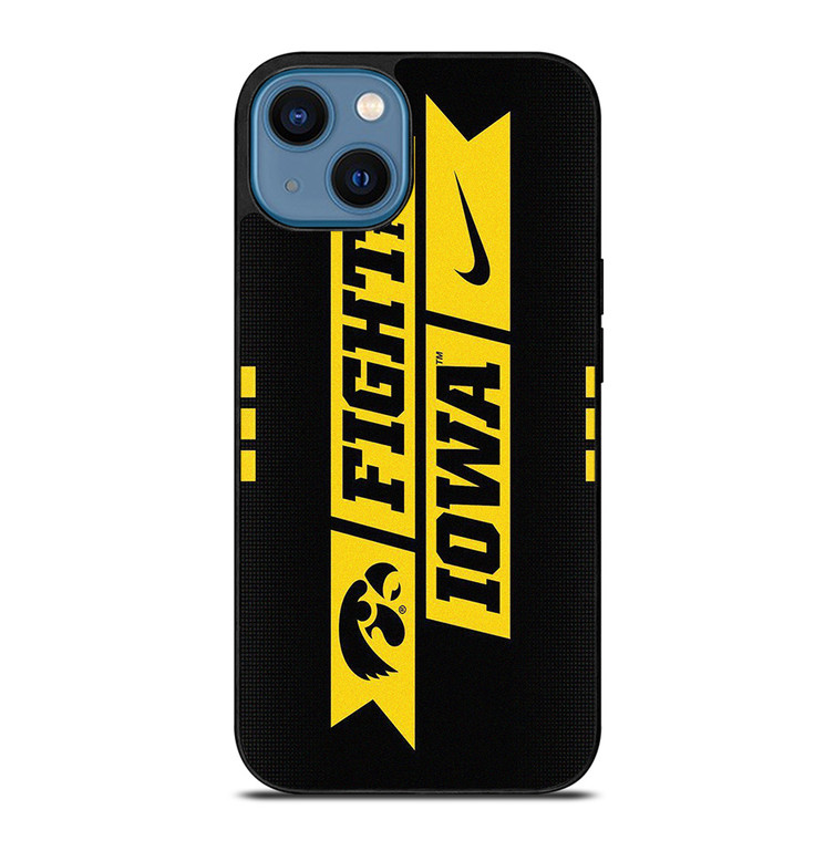 FIGHT FOR IOWA HAWKEYES NIKE FOOTBALL iPhone 14 Case Cover