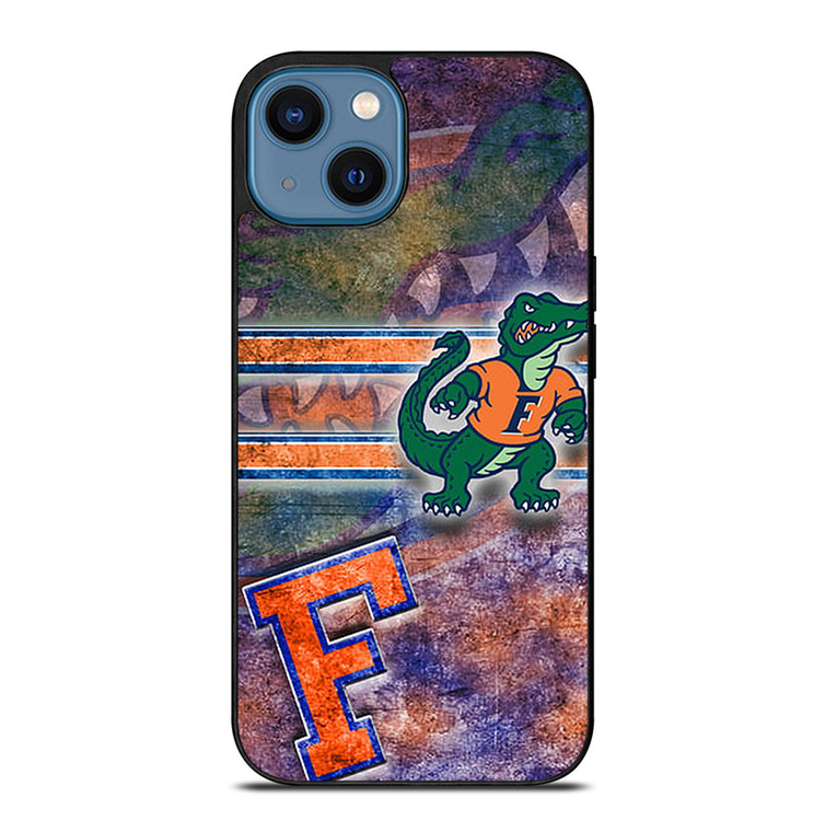 FLORIDA GATORS FOOTBALL GRUNGE LOGO iPhone 14 Case Cover