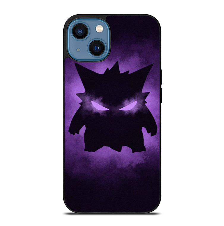 GENGAR SILHOUETTE POKEMON ANIME iPhone 14 Case Cover