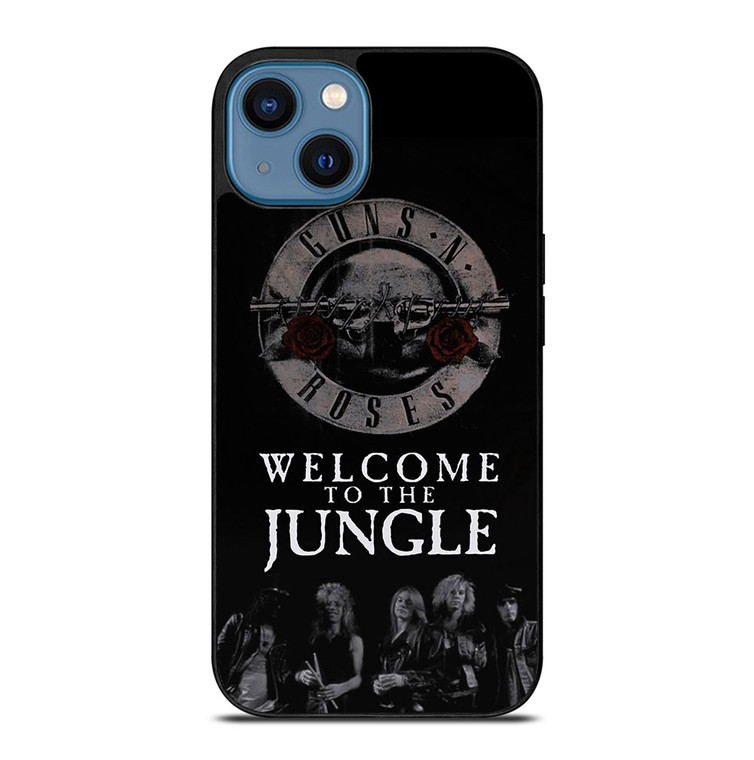 GUN N ROSES WEOLCOME TO THE JUNGLE iPhone 14 Case Cover