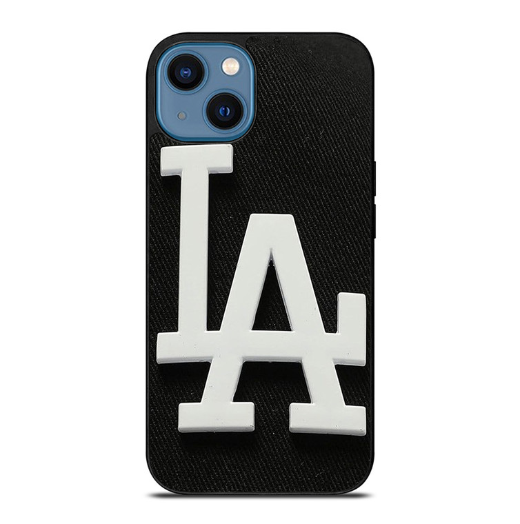 LOS ANGELES DODGERS FABRIC EMBLEM iPhone 14 Case Cover