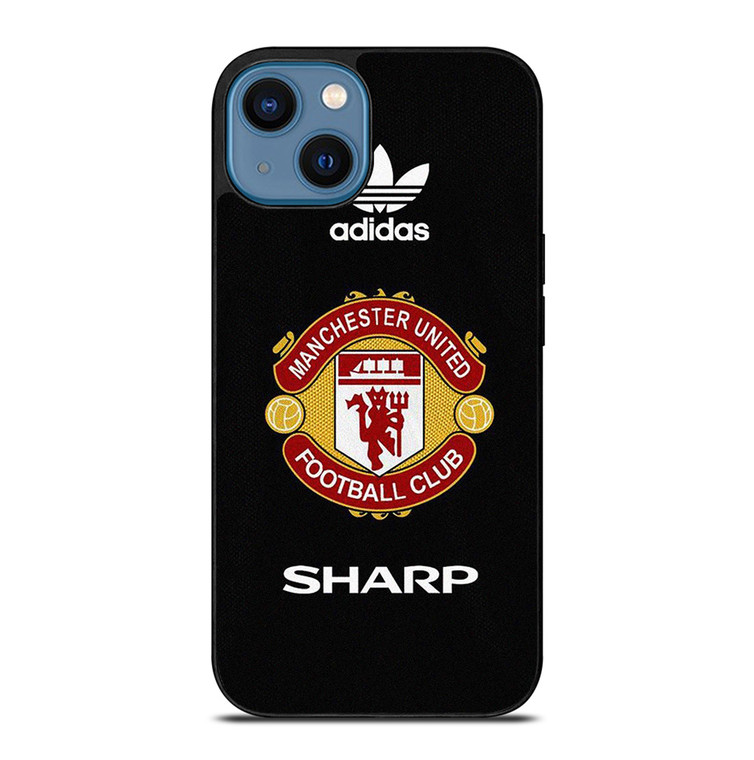 MANCHESTER UNITED ADIDAS RETRO iPhone 14 Case Cover