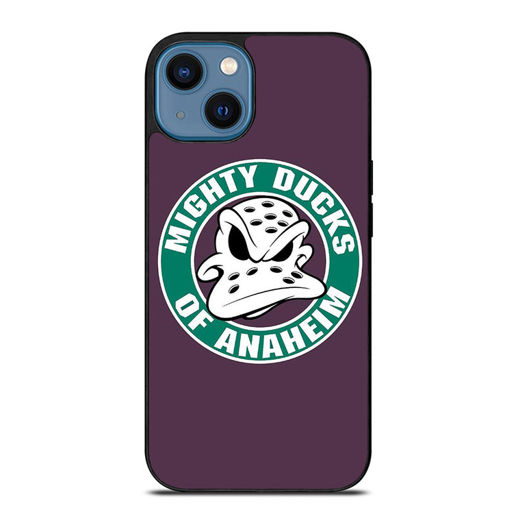 MIGHTY DUCKS HOCKEY BADGE iPhone 14 Case Cover MIGHTY DUCKS HOCKEY BADGE iPhone 14 Case Cover
