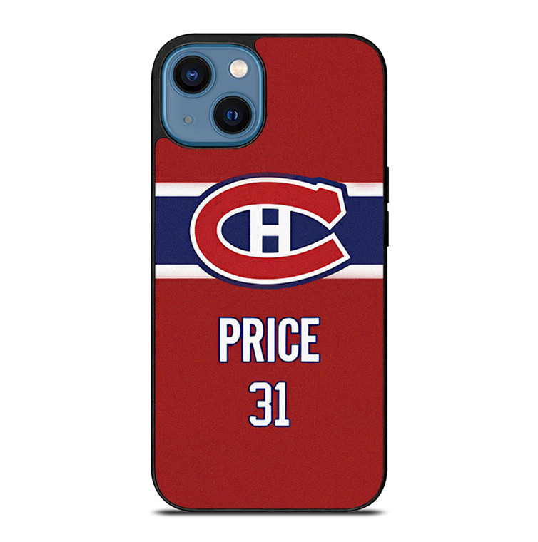 MONETREAL CANADIENS CAREY PRICE NHL KIT iPhone 14 Case Cover