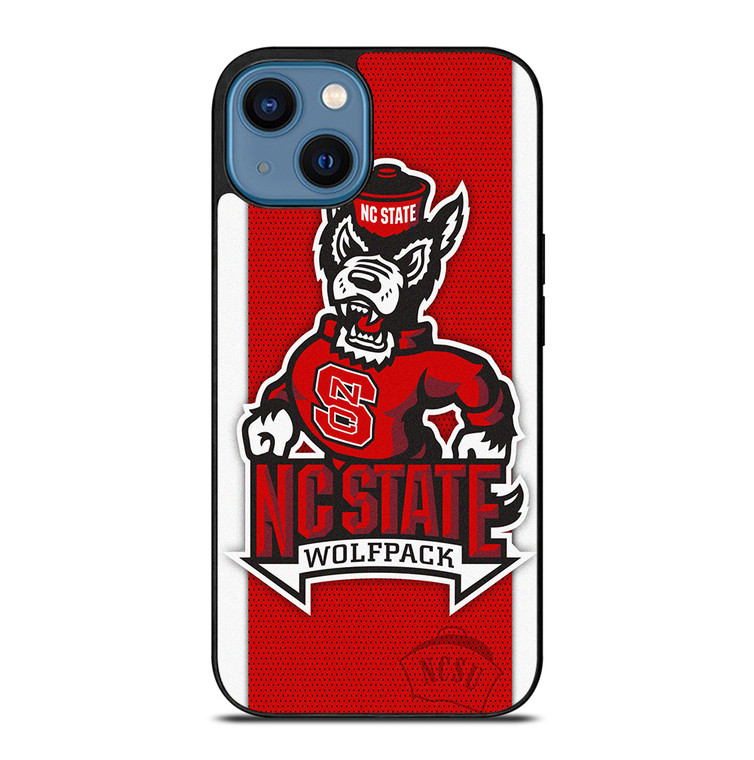 NC STATE WOLFPACK FOOTBALL CARBON LOGO iPhone 14 Case Cover NC STATE WOLFPACK FOOTBALL CARBON LOGO iPhone 14 Case Cover
