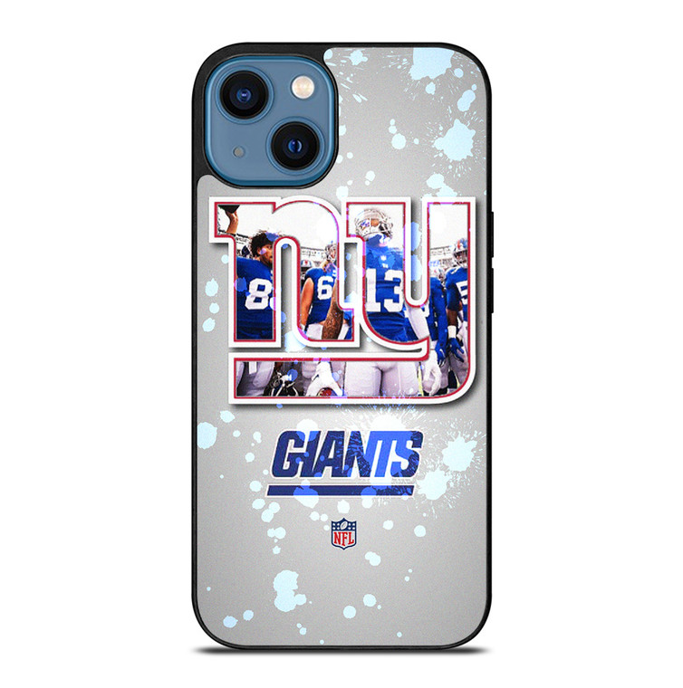 NEW YORK GIANTS NFL SPLASHED iPhone 14 Case Cover NEW YORK GIANTS NFL SPLASHED iPhone 14 Case Cover