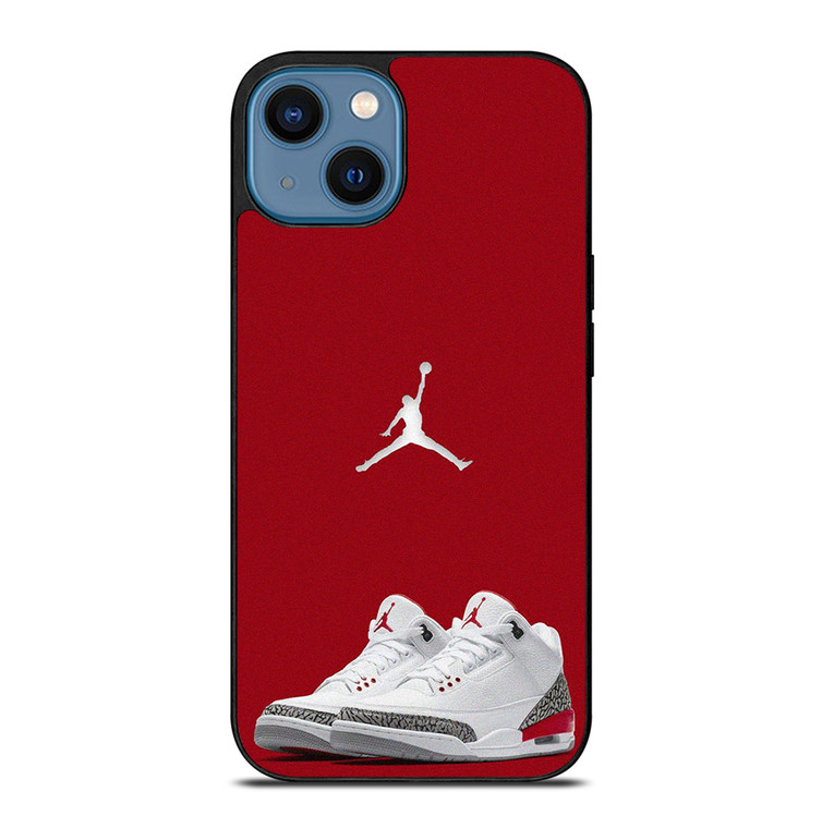 NIKE AIR JORDAN 3 RETRO iPhone 14 Case Cover