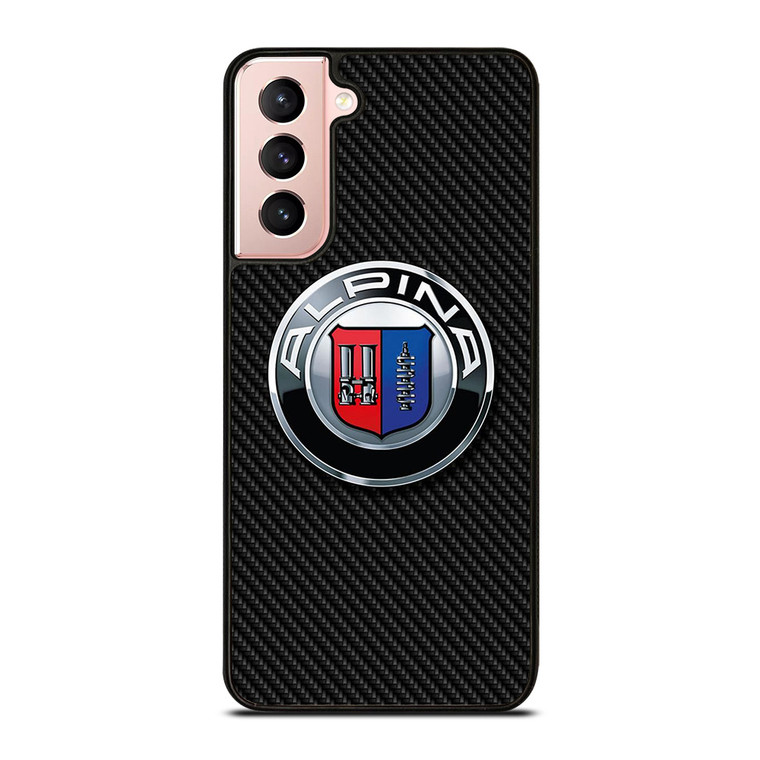 ALPINA AUTOMOBILE CARBON EMBLEM  Samsung Galaxy S21 Case Cover