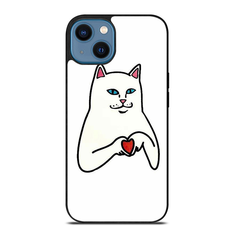 RIPNDIP CAT LOVE SIGN iPhone 14 Case Cover