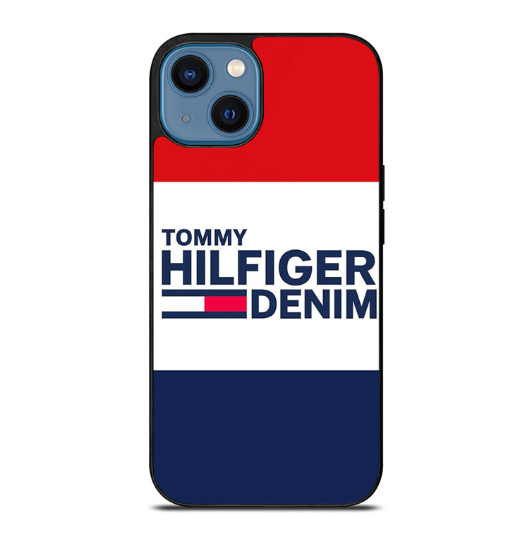 TOMMY HILFIGER DENIM FASHION SYMBOL iPhone 14 Case Cover