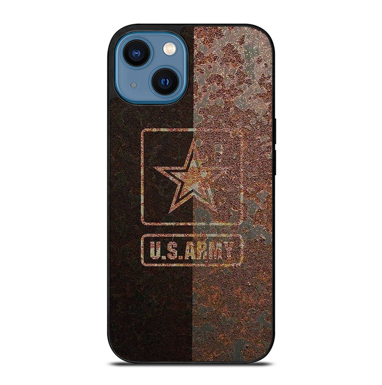 US ARMY RUSTY LOGO iPhone 14 Case Cover US ARMY RUSTY LOGO iPhone 14 Case Cover