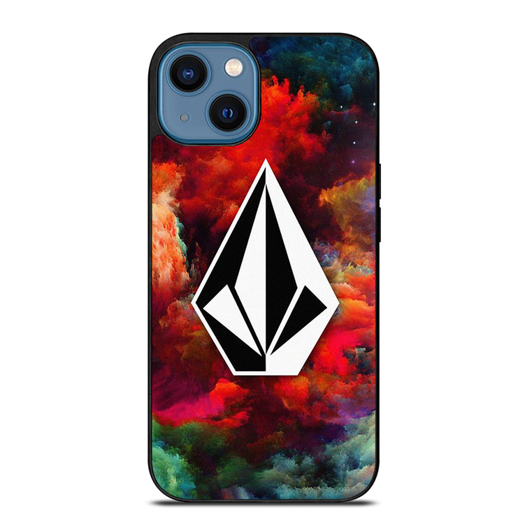 VOLCOM COLOR SPLASH LOGO iPhone 14 Case Cover