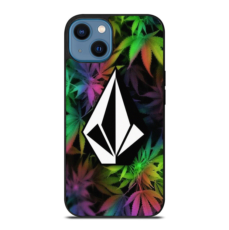 VOLCOM MARIJUANA LEAF iPhone 14 Case Cover VOLCOM MARIJUANA LEAF iPhone 14 Case Cover
