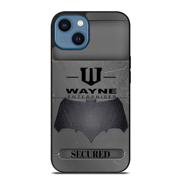WAYNE ENTERPRISES METAL LOGO iPhone 14 Case Cover