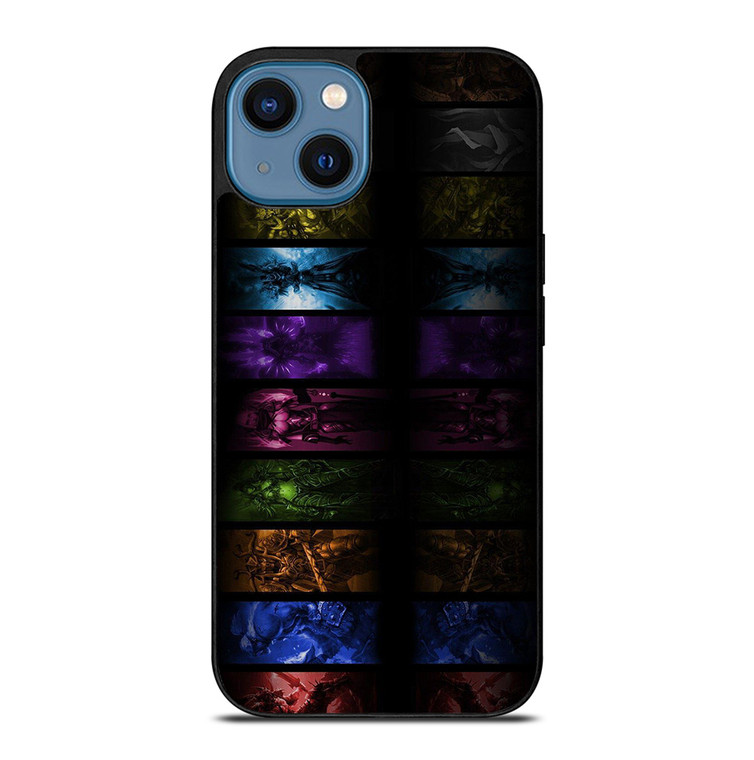 WORLD OF WARCRAFT HERO COLLAGE iPhone 14 Case Cover
