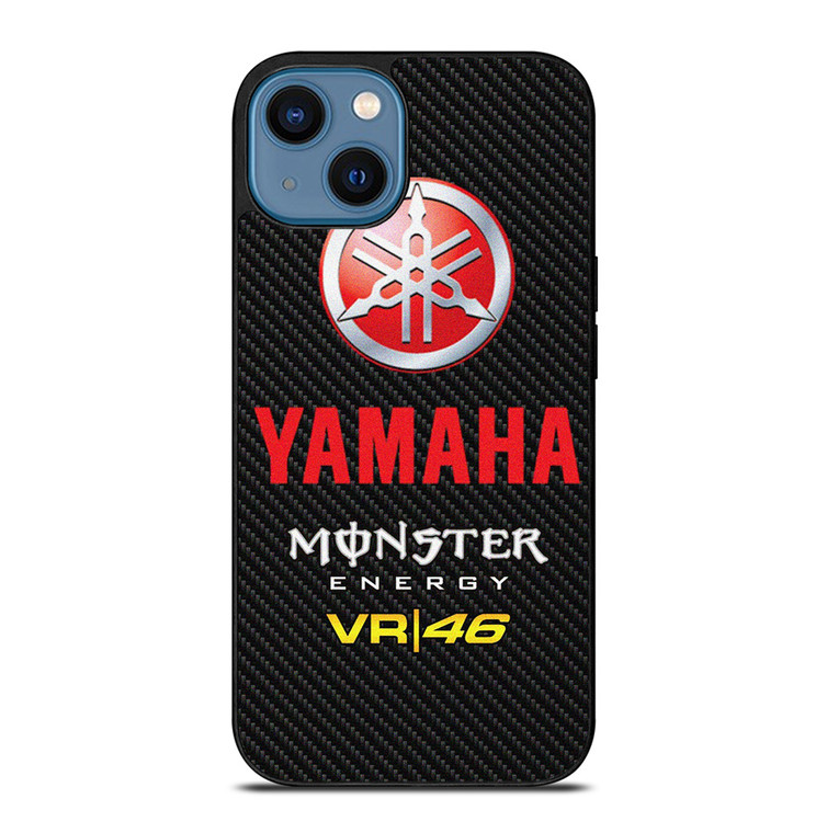 YAMAHA RACING VR46 CARBON LOGO iPhone 14 Case Cover