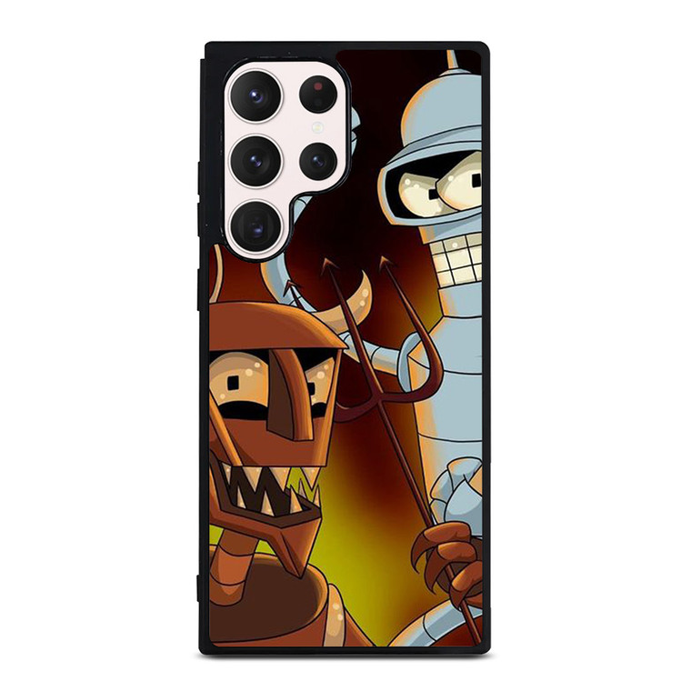 BENDER ROBOT DEVIL FUTURAMA CARTOON Samsung Galaxy S23 Ultra Case Cover