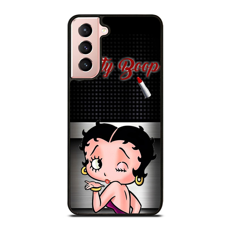 BETTY BOOP CARTOON LIPSTICK  Samsung Galaxy S21 Case Cover