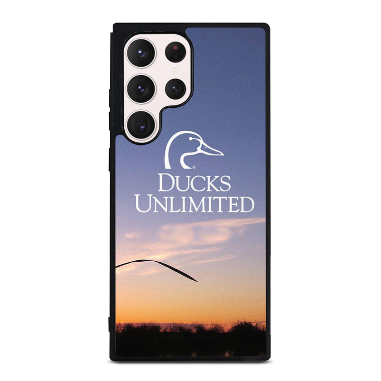 DUCKS UNLIMITED SUNSET LOGO Samsung Galaxy S23 Ultra Case Cover