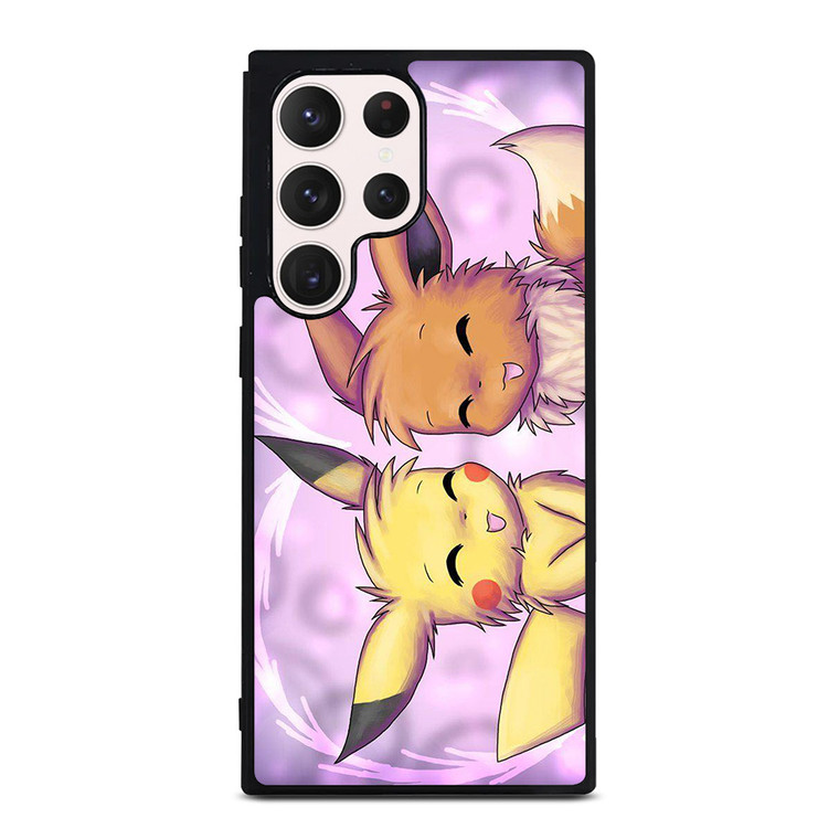 EEVEE PIKACHU POKEMON GAMES Samsung Galaxy S23 Ultra Case Cover EEVEE PIKACHU POKEMON GAMES Samsung Galaxy S23 Ultra Case Cover