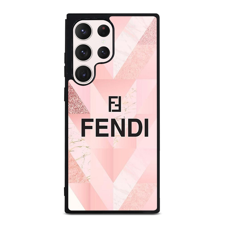 FENDI ROMA PINK TAPESTRY LOGO Samsung Galaxy S23 Ultra Case Cover FENDI ROMA PINK TAPESTRY LOGO Samsung Galaxy S23 Ultra Case Cover