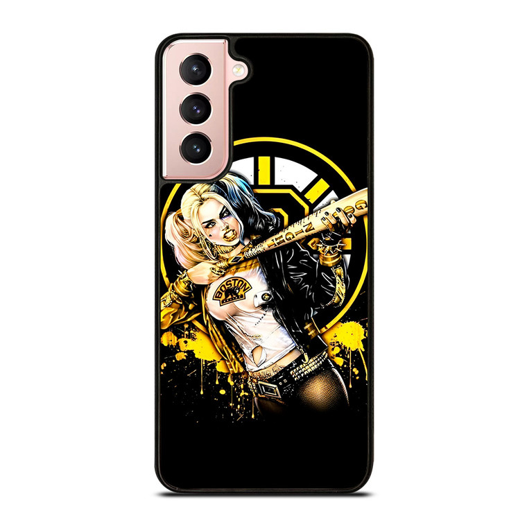 BOSTON BRUINS HARLEY QUINN  Samsung Galaxy S21 Case Cover