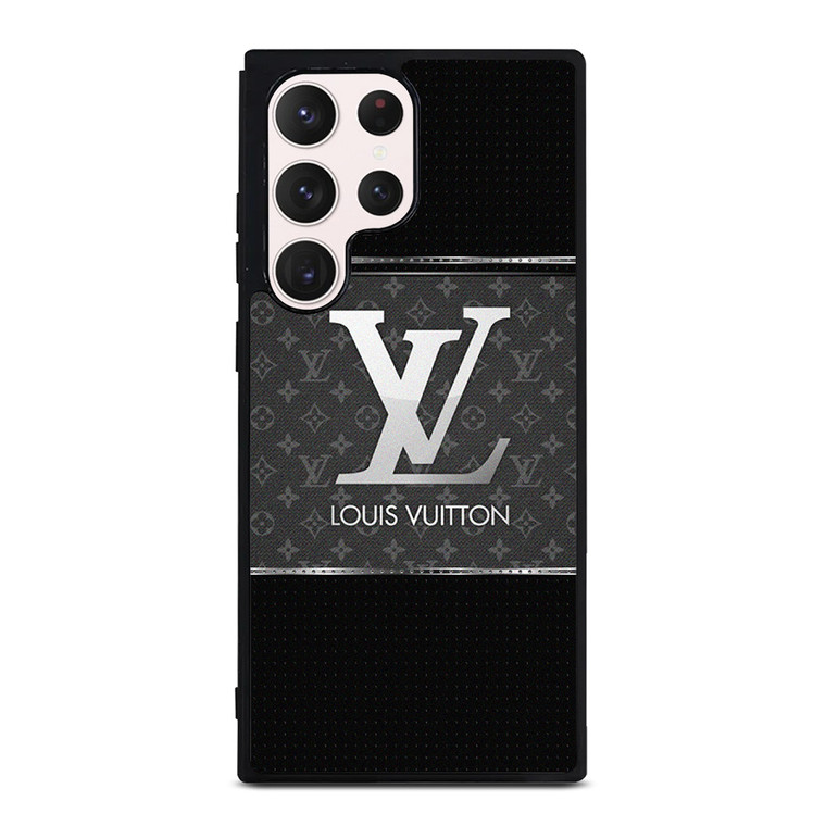 LOUIS VUITTON LV BLACK LOGO Samsung Galaxy S23 Ultra Case Cover