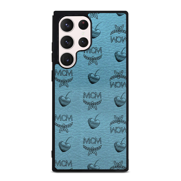 MCM WORLD WIDE APPLE LOVE LEATHER 2 Samsung Galaxy S23 Ultra Case Cover