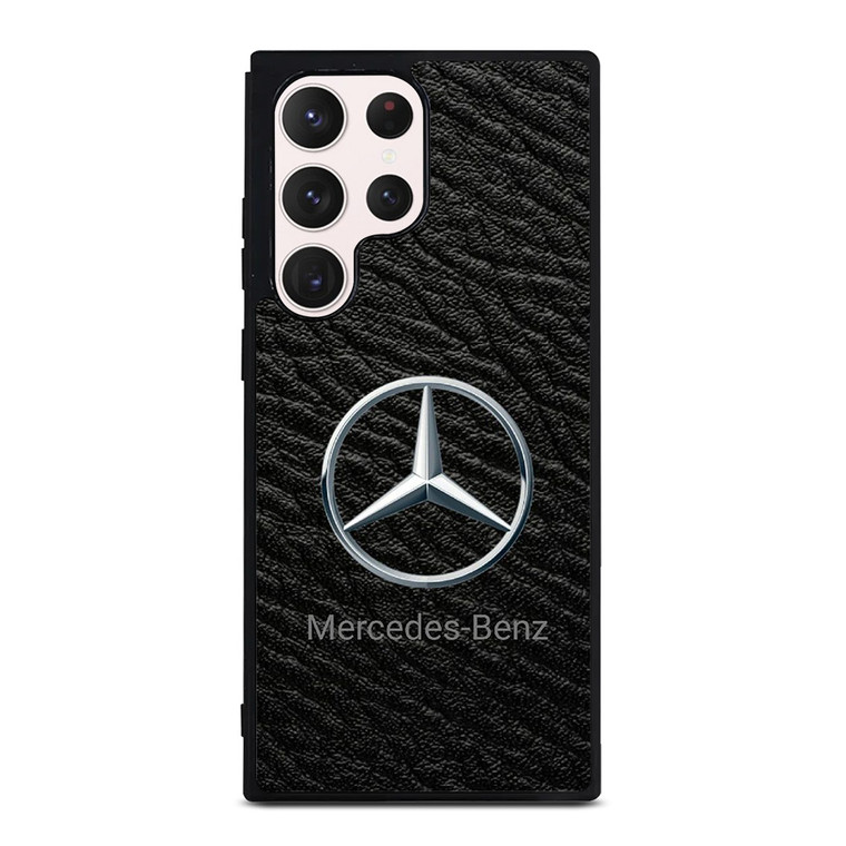 MERCEDES BENZ LEATHER EMBLEM Samsung Galaxy S23 Ultra Case Cover