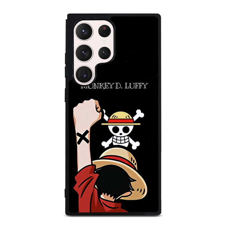 MONKEY D LUFFY ANIME LOGO Samsung Galaxy S23 Ultra Case Cover