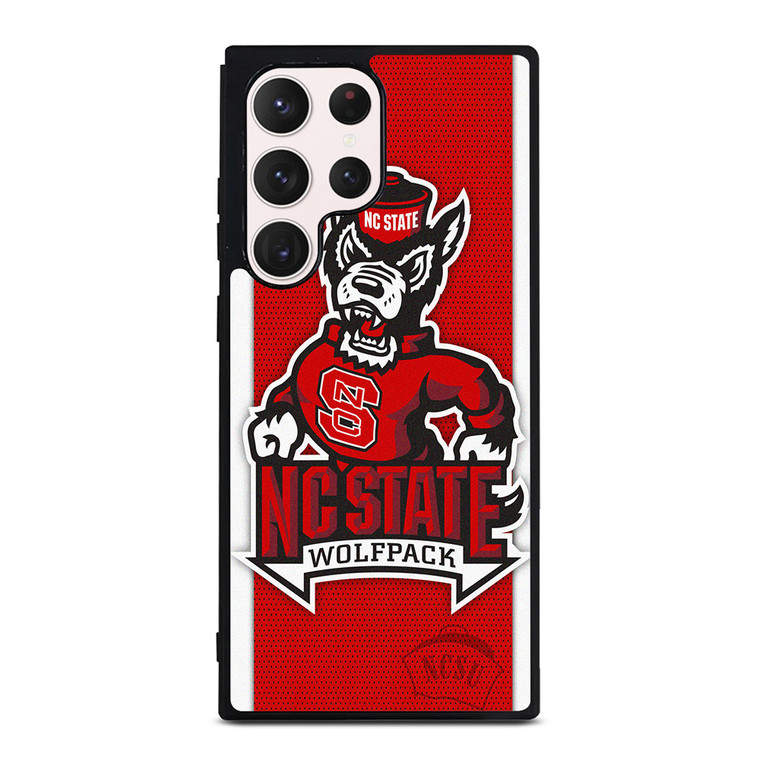 NC STATE WOLFPACK FOOTBALL CARBON LOGO Samsung Galaxy S23 Ultra Case Cover