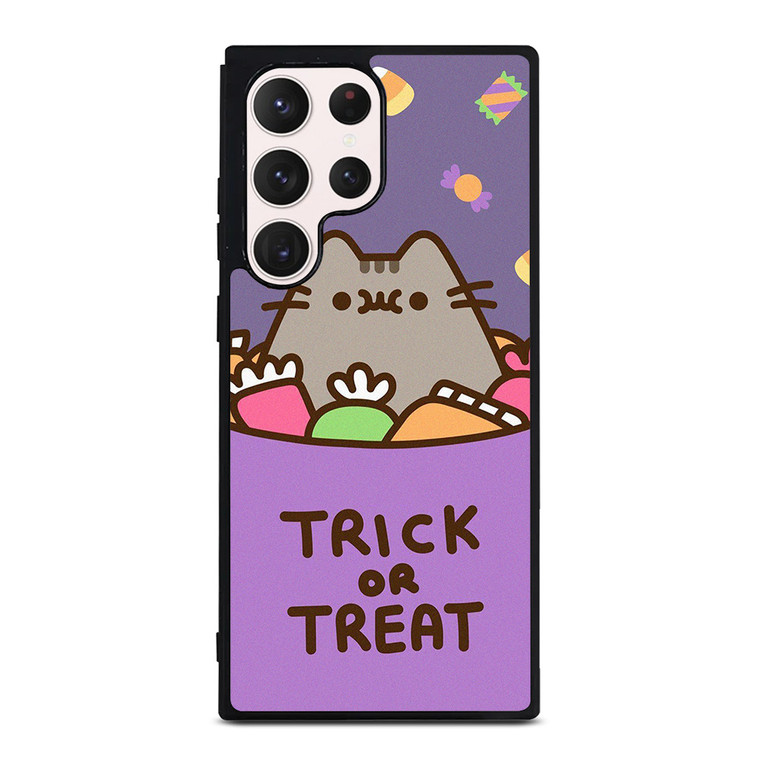 PUSHEEN THE CAT HALLOWEEN TRICK OR TREAT Samsung Galaxy S23 Ultra Case Cover