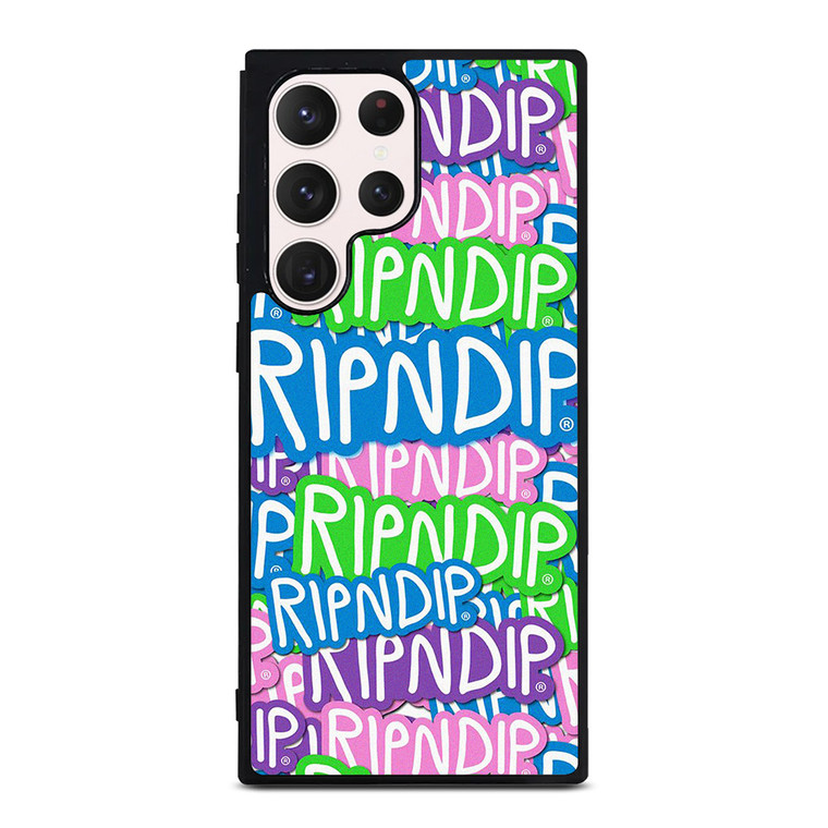 RIPNDIP LOGO COLLAGE Samsung Galaxy S23 Ultra Case Cover RIPNDIP LOGO COLLAGE Samsung Galaxy S23 Ultra Case Cover