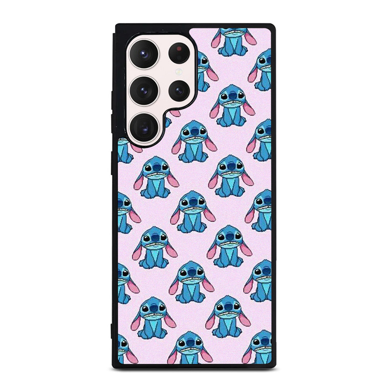 STITCH CARTOON PINK PATTERN Samsung Galaxy S23 Ultra Case Cover