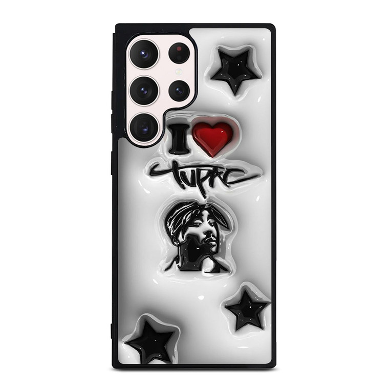TUPAC SHAKUR RAPPER PLASTIC ART Samsung Galaxy S23 Ultra Case Cover