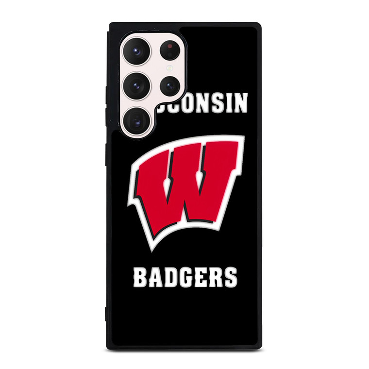 WISCONSIN BADGERS LOGO Samsung Galaxy S23 Ultra Case Cover