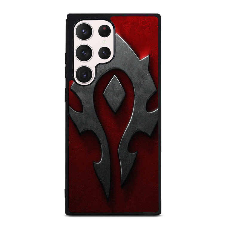 WORLD OF WARCRAFT HORDE BLACK LOGO Samsung Galaxy S23 Ultra Case Cover