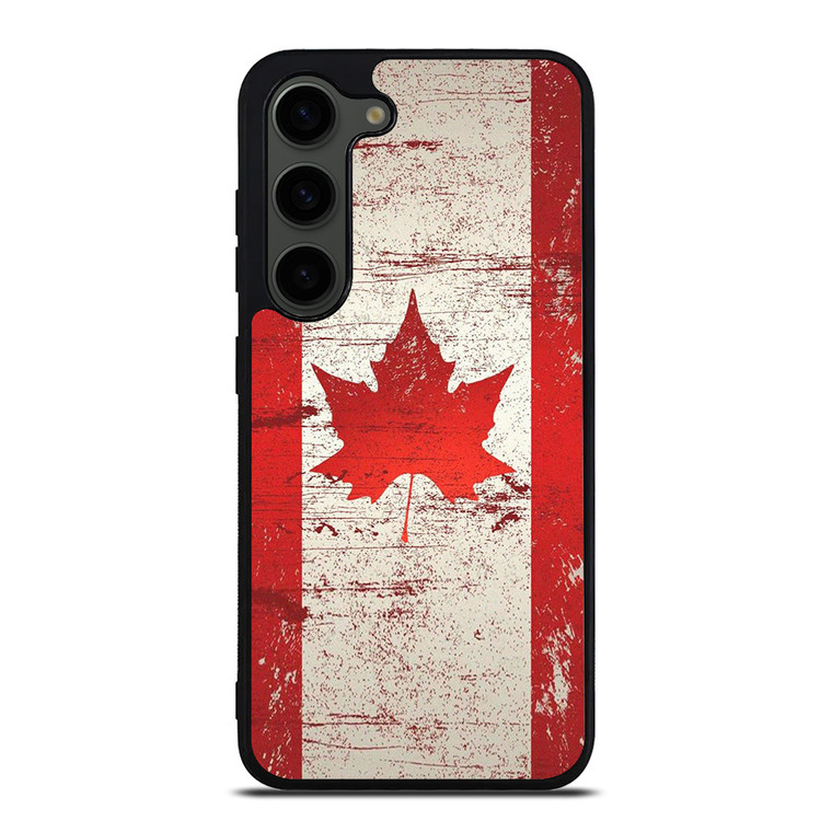 CANADA LEAF SYMBOL FLAG Samsung Galaxy S23 Plus Case Cover