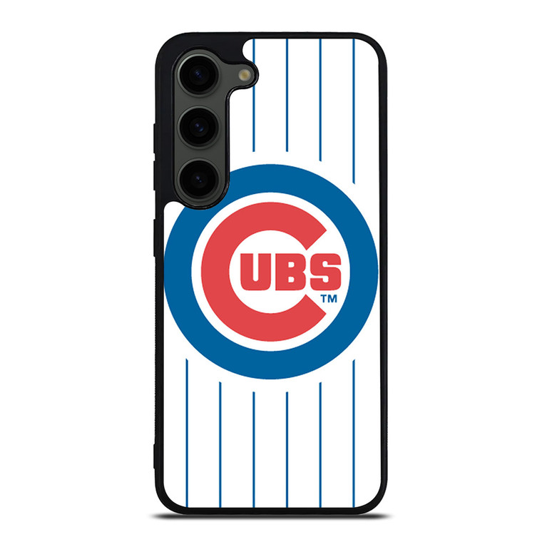 CHICAGO CUBS BASEBALL TEAM STRIPE Samsung Galaxy S23 Plus Case Cover