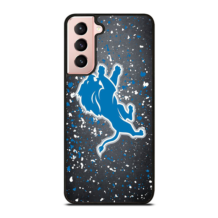 DETROIT LIONS FOOTBALL NFL SPLASHED LOGO  Samsung Galaxy S21 Case Cover