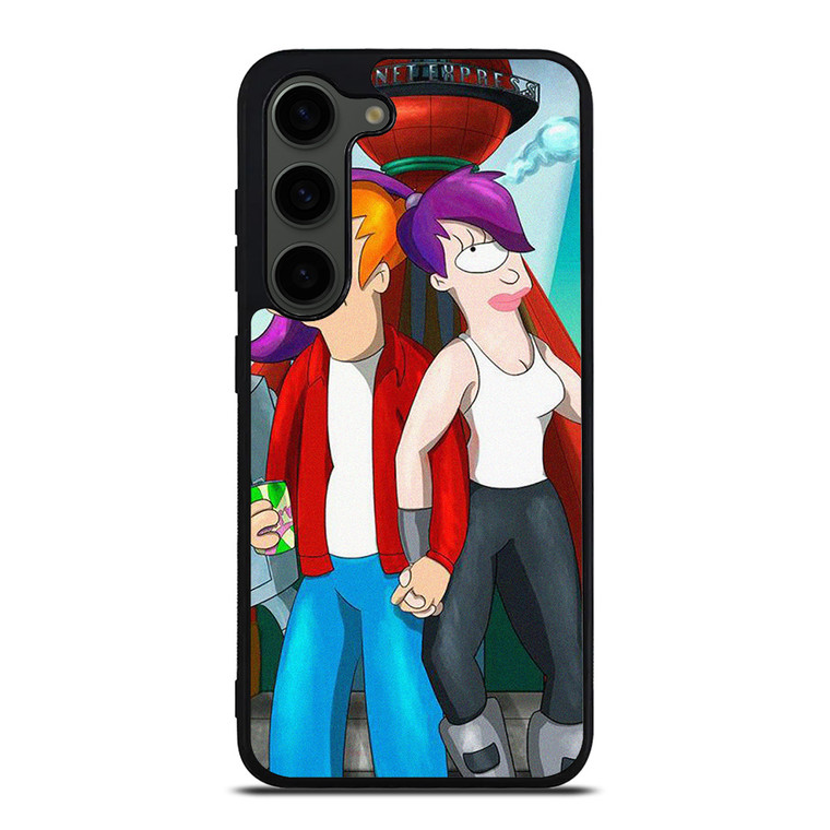 FUTURAMA PHILIP AND LEELA CARTOON Samsung Galaxy S23 Plus Case Cover