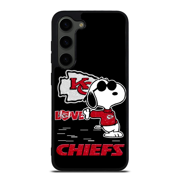 KANSAS CITY CHIEFS NFL SNOOPY Samsung Galaxy S23 Plus Case Cover