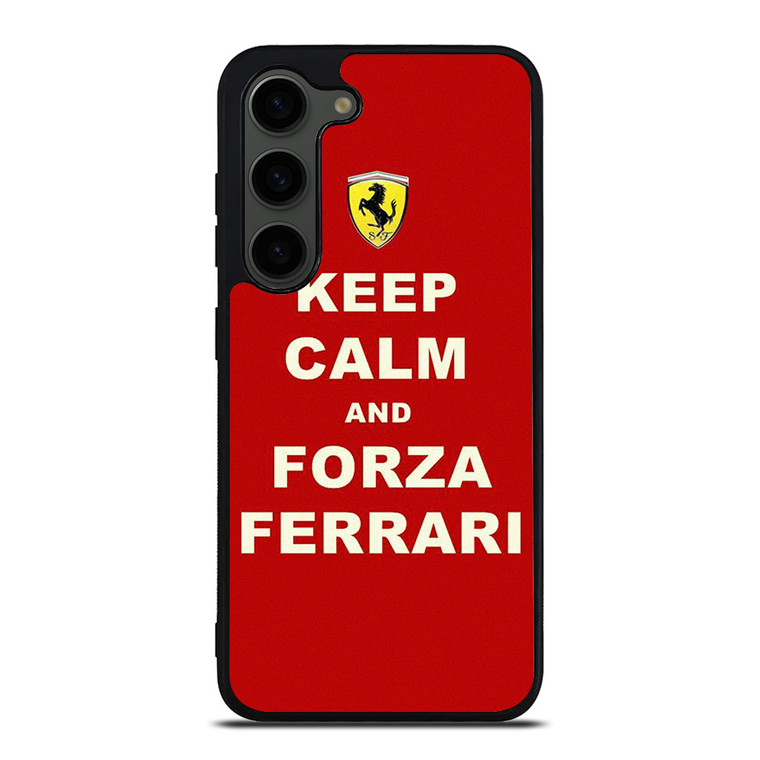 KEEP CALM AND FORZA FERRARI  Samsung Galaxy S23 Plus Case Cover