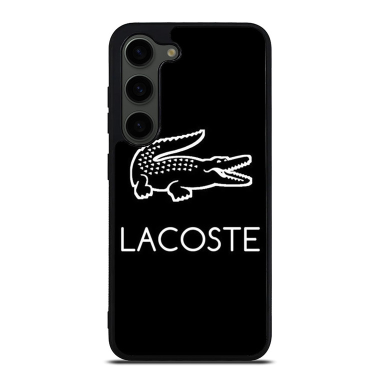 LACOSTE BLACK LINE ART LOGO Samsung Galaxy S23 Plus Case Cover