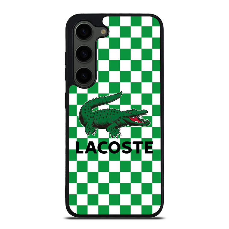 LACOSTE CHECKERBOARD LOGO Samsung Galaxy S23 Plus Case Cover