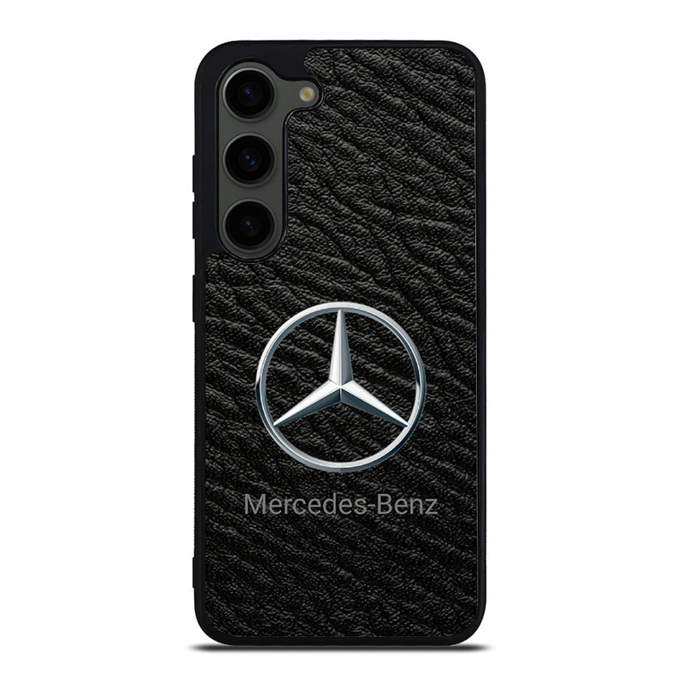 MERCEDES BENZ LEATHER EMBLEM Samsung Galaxy S23 Plus Case Cover