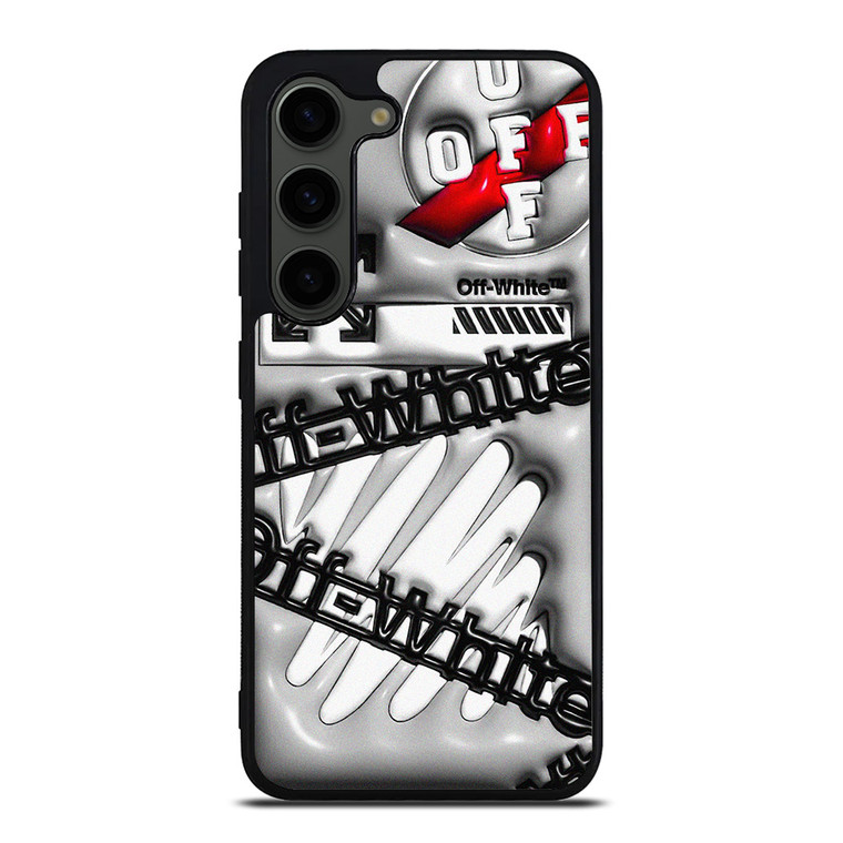 OFF WHITE 3D ART Samsung Galaxy S23 Plus Case Cover